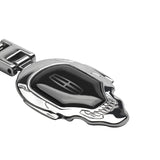Lincoln Skull Metal Car Keychain Key Holder