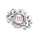 Audi Sline Double Lion Metal Car Rear Sticker Auto Window Emblem Badge Decal