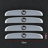 4pcs/set Citroen Car Door Mirror Side Anti Collision Sticker Bumper Strips