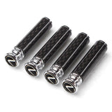4pcs/set Lexus Logo Carbon Fiber Car Door Bolt Lock Pins Gate Lock Screws
