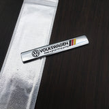 2pcs Volkswagen R Logo Car Fender Side Emblem Badge Sticker