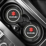 2pcs/set Suzuki PVC Car Water Coaster Cup Mat