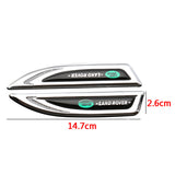 2pcs Land Rover Metal Car Side Fender Emblem Sticker Decal