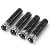 4pcs/set Subaru STI Logo Carbon Fiber Car Door Bolt Lock Pins Gate Lock Screws