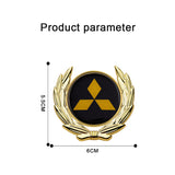 Mitsubishi Metal Car Rear Sticker Trunk Emblem Badge Decal