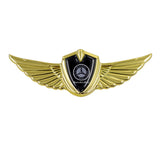 Mercedes Benz Logo 3D Metal Wing Car Emblem Sticker Badge Decal
