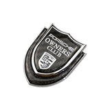 Porsche Shield Carbon Fiber Car Rear Sticker Window Emblem Badge Decal