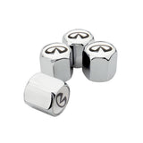 4pcs/set Infiniti Car Air Valve Stem Cap Auto Tyre Valve Covers
