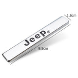 2pcs Jeep Logo Car Fender Side Emblem Badge Sticker