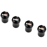 4pcs/set Cadillac Logo Car Air Valve Stem Caps Auto Tyre Valve Covers
