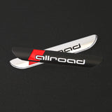 1PC Audi Allroad Sline Logo Metal Car Sticker Badge Decal