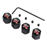 4pcs/set Nissan Nismo GTR Anti-Theft Car Air Valve Stem Cap Auto Tyre Valve Covers