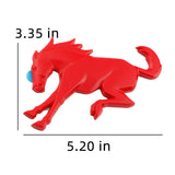 Ford Bronco Horse Logo ABS Car Rear Sticker Auto Trunk Emblem Badge Decal