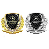 Mercedes Benz Metal Diamond Car Rear Sticker Auto Window Emblem Badge Decal