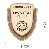 Chevrolet Metal Shield Car Rear Sticker Auto Window Emblem Badge Decal