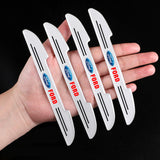 4pcs Ford Car Door Bumper Strip Anti-collision Protection Sticker