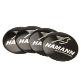 4pcs 56mm BMW M Power Alpina AC Hamann Hartge Car Wheel Center Hub Cap Sticker Decal