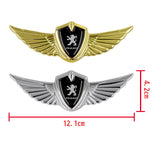 Peugeot Logo 3D Metal Wing Car Emblem Sticker Badge Decal