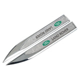2pcs Land Rover Logo Metal Car Side Fender Sticker Emblem Badge