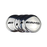 4pcs/set 56/75mm Mercedes Benz AMG Brabus Apple Tree Car Wheel Center Hub Cap Sticker Decal
