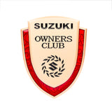 Suzuki Metal Shield Car Rear Sticker Auto Window Emblem Badge Decal