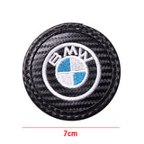 2pcs/set BMW M Power Logo PVC Waterproof Car Water Coaster