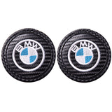 2pcs/set BMW M Power Logo PVC Waterproof Car Water Coaster
