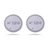 2pcs Mercedes Benz W124 W140 W168 W176 W203 W204 W205 W212 W213 W214 W215 Logo Car Water Coasters 7-color LED Light Cup Mat Holder