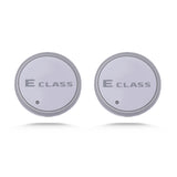 2pcs Mercedes Benz W124 W140 W168 W176 W203 W204 W205 W212 W213 W214 W215 Logo Car Water Coasters 7-color LED Light Cup Mat Holder