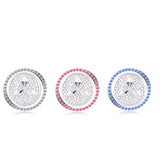 Mitsubishi Diamond Car Engine One-click Start Stop Button Cover Sticker