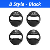 4pcs/set Hyundai Stainless Steel Car Door Lock Cover Protection