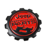 Jeep Performance PARTS Metal Car Rear Sticker Auto Body Fender Side Emblem Badge