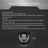 MG Metal Carbon Fiber Car Rear Sticker Shield Trunk Emblem Badge Decal