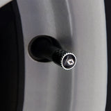 4pcs/set Renault Logo Carbon Fiber Car Air Valve Stem Caps Auto Tyre Valve Covers with Wrench