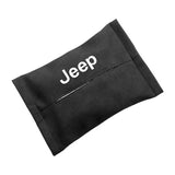 Jeep Suede Car Tissue Box Holder Seat Back Hanging Napkin Storage Bag