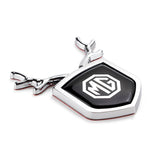 MG ABS Deer Car Rear Sticker Shield Trunk Emblem Badge Decal