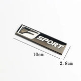 Metal Car Rear Trunk Emblem Badge Sticker for  F-SPORT ISF GS300 RX RX300 RX350 IS250 IS300 ES250 LX570 CT200H Accessories