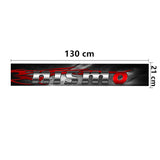 130x21cm Nissan Nismo Car Front Trunk Windshield Sunshade Sticker Decal