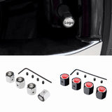 4pcs/set Fiat Anti-Theft Car Air Valve Stem Cap Auto Tyre Valve Covers