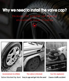 Mercedes Benz AMG Sport Car Wheel Tire Valve Caps