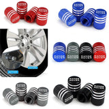 4pcs/set Land Rover Range Rover Metal Car Wheel Tire Valve Stem Caps Covers