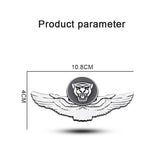 Jaguar Metal Wings Car Rear Sticker Auto Window Emblem Badge Decal