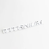 Ford TITANIUM Logo Car Rear Sticker Auto Letter Trunk Emblem Badge Decal