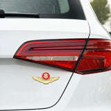 Suzuki Metal Wings Car Rear Sticker Auto Window Emblem Badge Decal