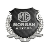 MG Metal Carbon Fiber Car Rear Sticker Shield Trunk Emblem Badge Decal