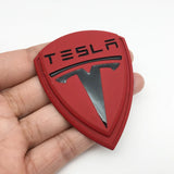 Tesla Metal Car Rear Sticker Decal Window Emblem Badge