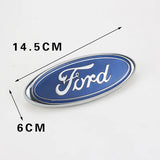 14.5cm Ford ABS Car Front Head Emblem Badge Auto Rear Sticker Decal
