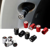 4pcs/set Honda Mugen Typer Car Air Valve Stem Cap Auto Tyre Valve Covers