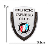 Buick Metal Shield Car Rear Sticker Auto Window Emblem Badge Decal