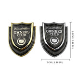 Cadillac Shield Carbon Fiber Car Rear Sticker Window Emblem Badge Decal
